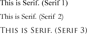 This is Serif